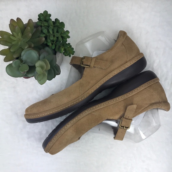 Lands’End Suede MaryJanes Sz 10 - Picture 5 of 8